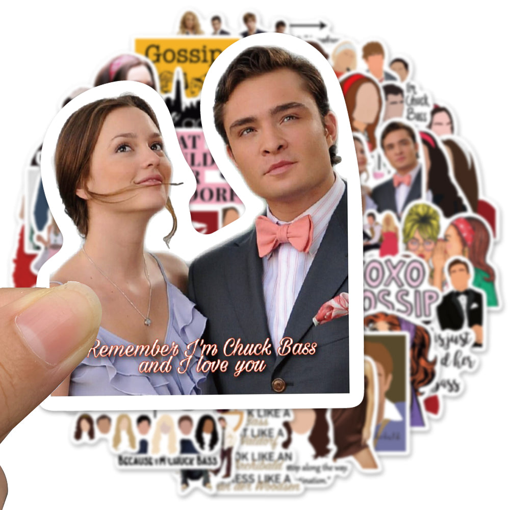 50pcs The Gossip Girl Stickers