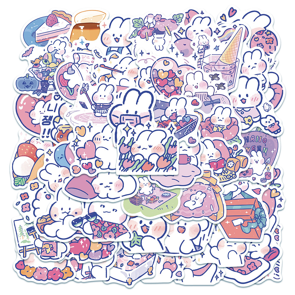 50pcs Mongmong Rabbit Stickers – AU Sticker World