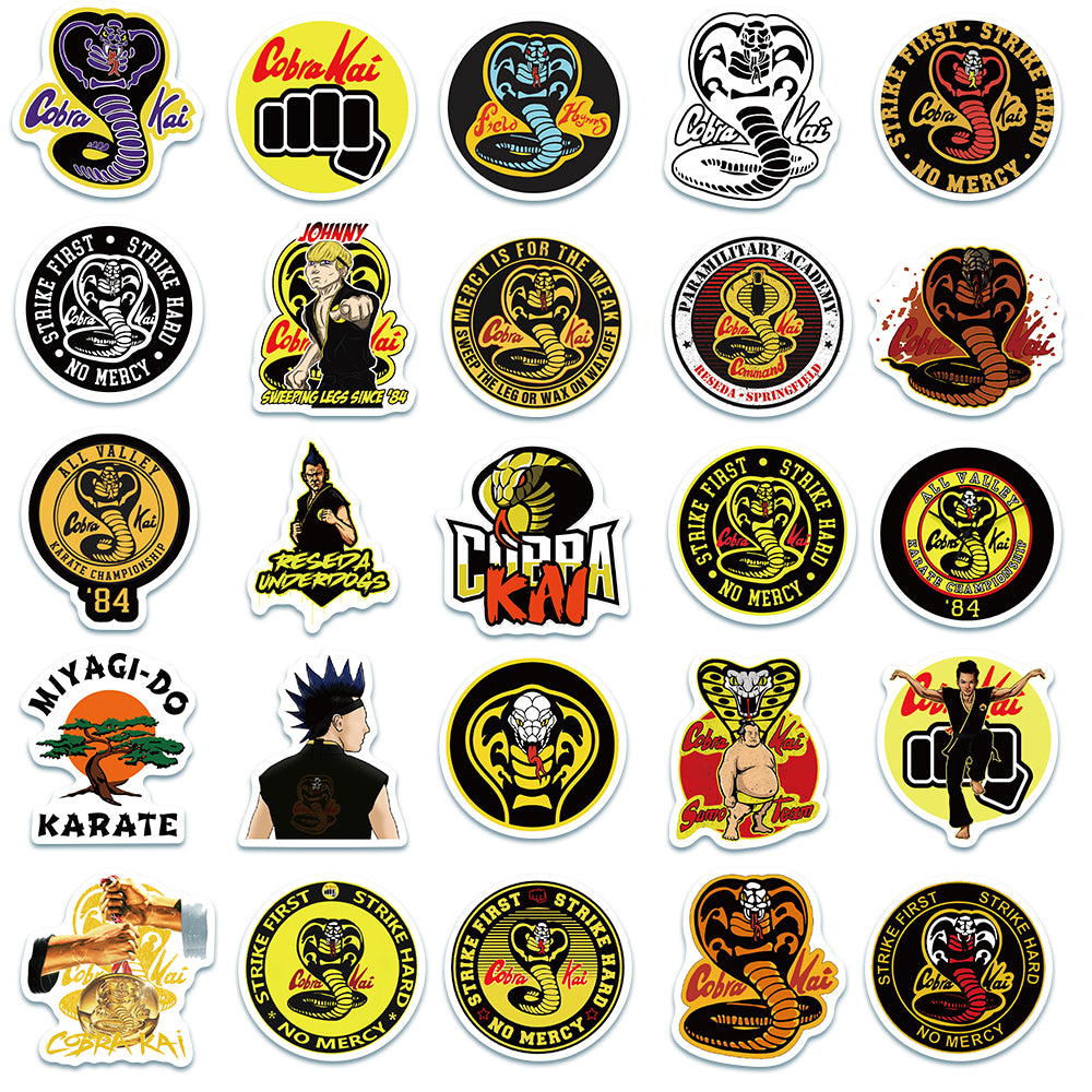 50pcs Cobra Kai 1 Stickers