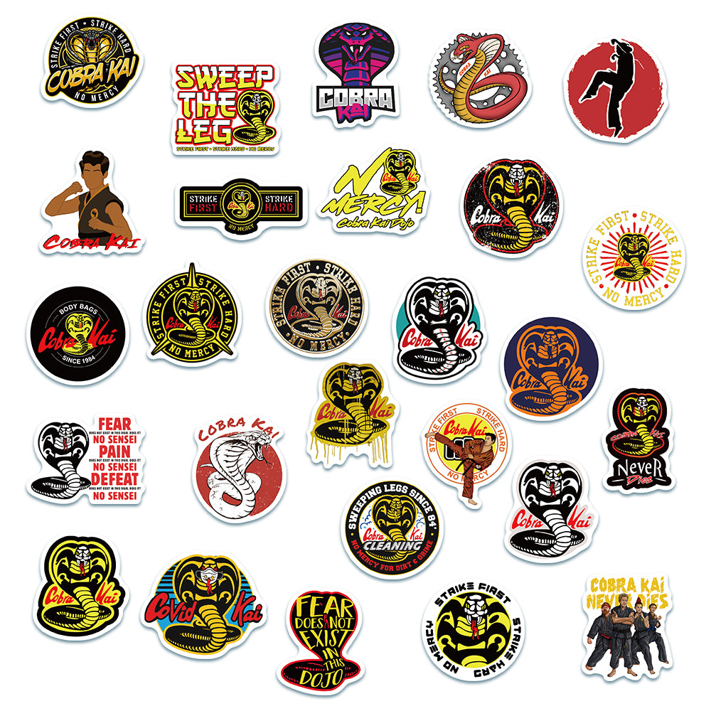 50pcs Cobra Kai 1 Stickers