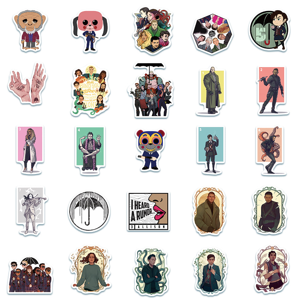 50pcs The Umbrella Academy 1 Stickers