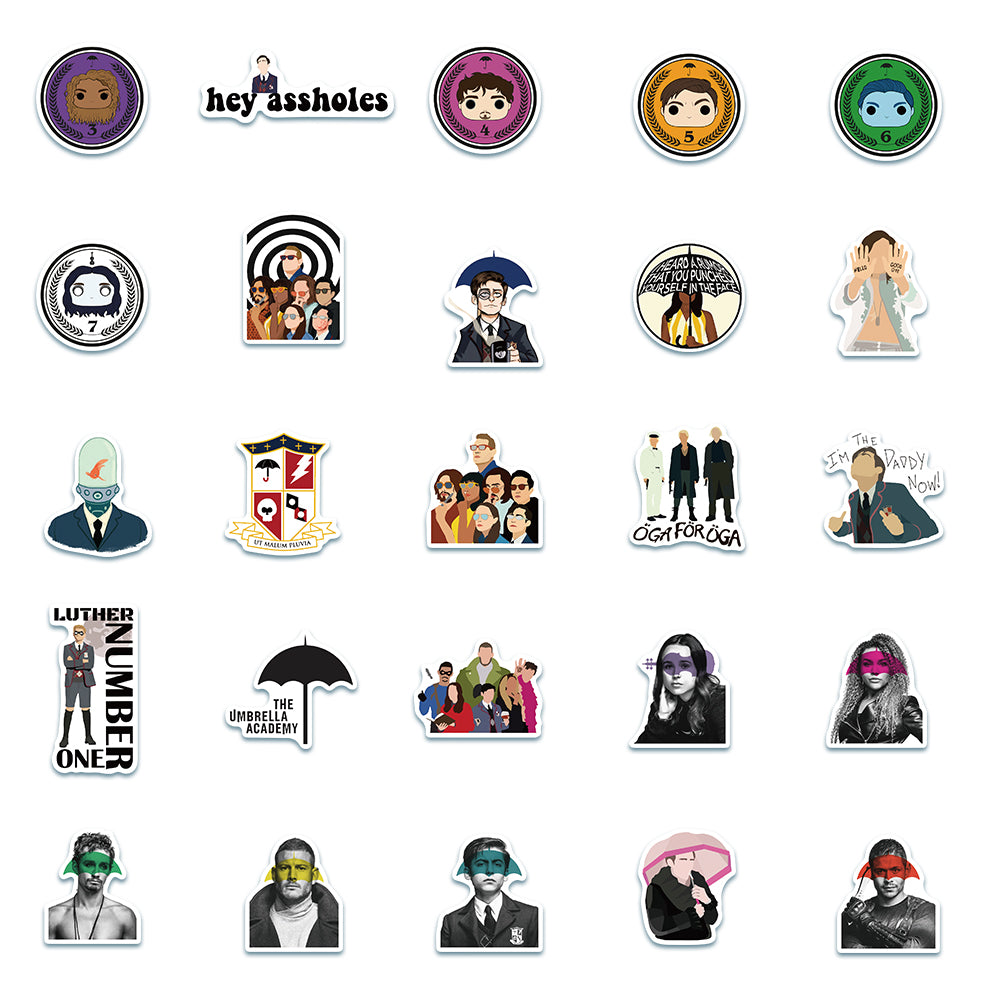 50pcs The Umbrella Academy 2 Stickers