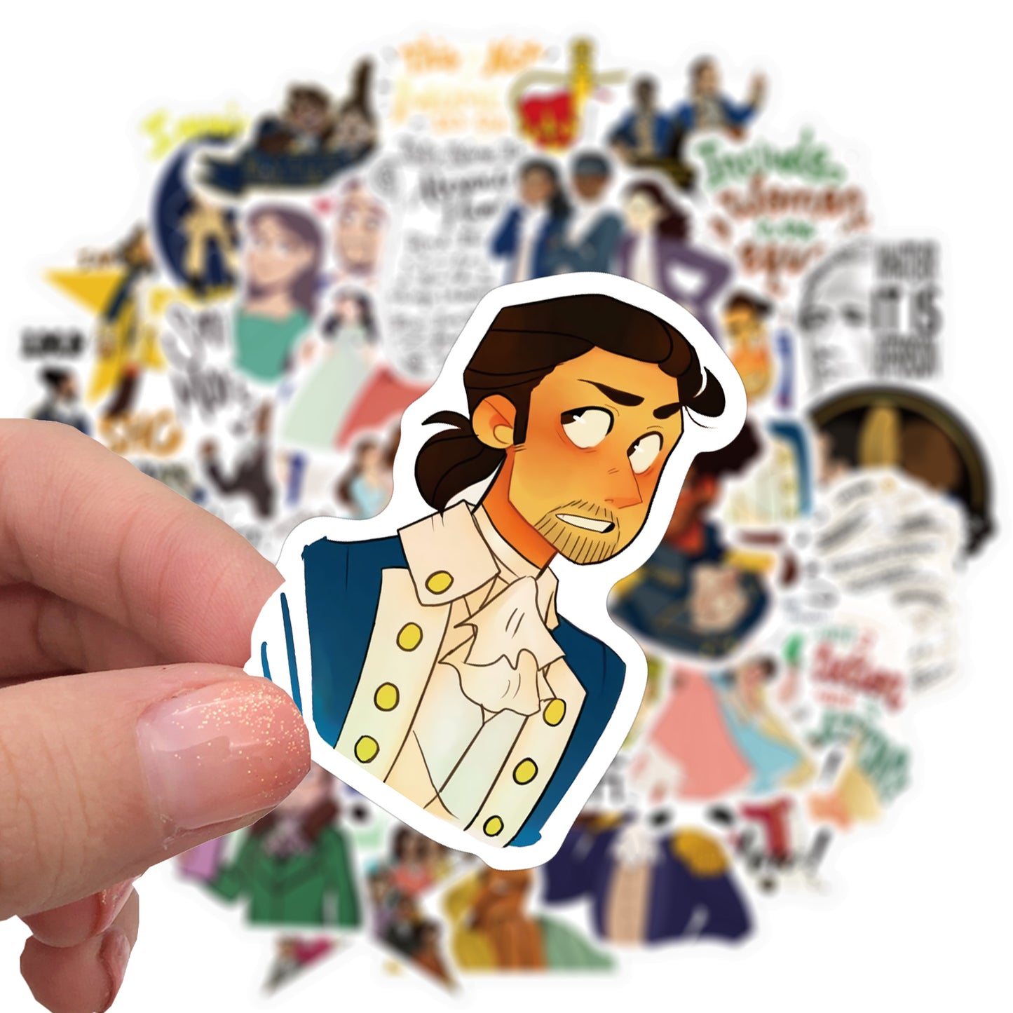 50pcs Hamilton 2 Stickers