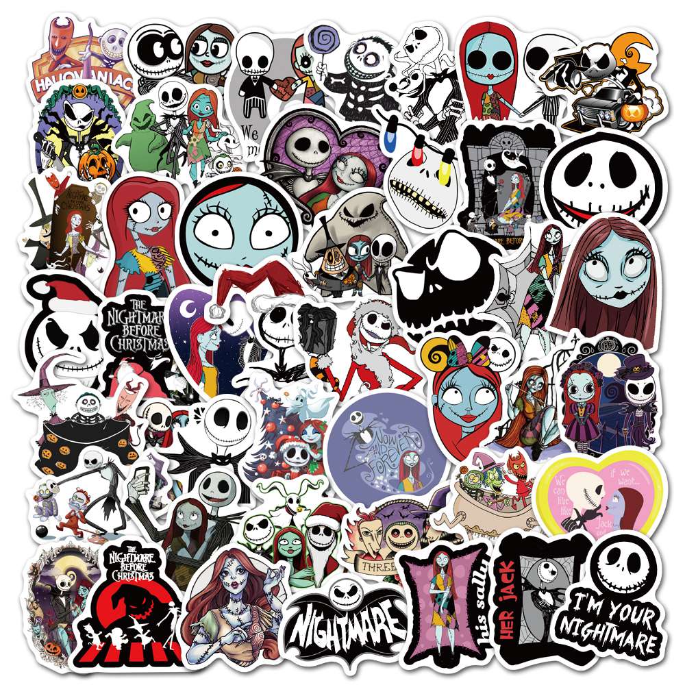 Halloween Festival Holiday Pumpkin Bat Terror Horror Skull Stickers