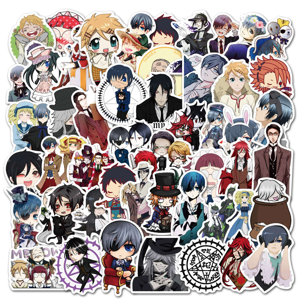 50pcs Black Butler 2 Stickers – AU Sticker World