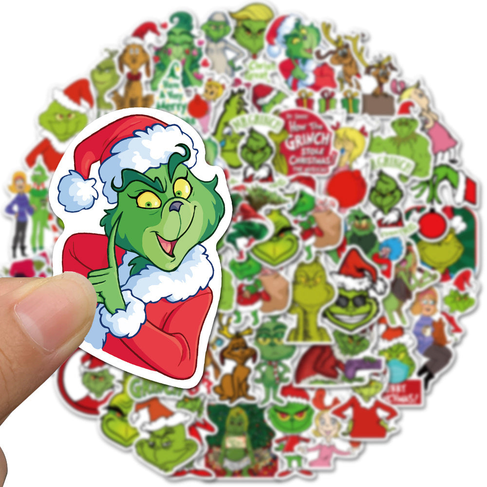 50pcs The Grinch Stickers