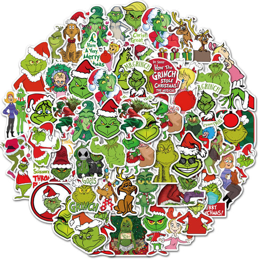 50pcs The Grinch Stickers