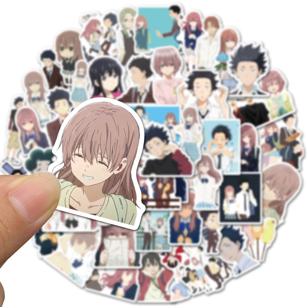 50pcs A Silent Voice Stickers