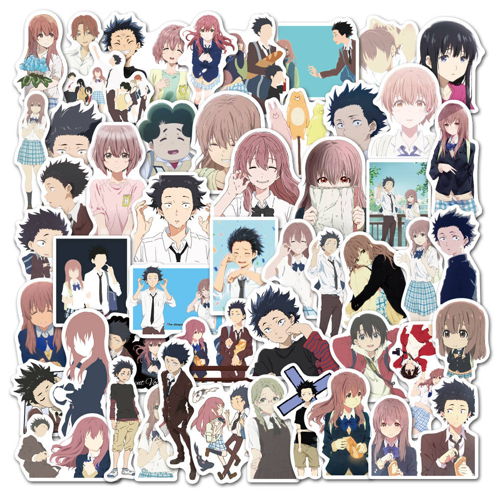 50pcs A Silent Voice Stickers