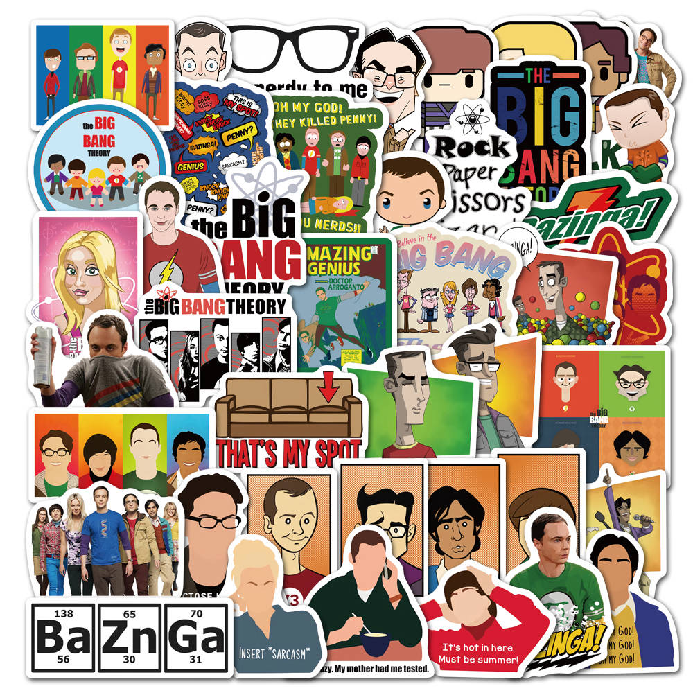 50pcs The Big Bang Theory 2 Stickers