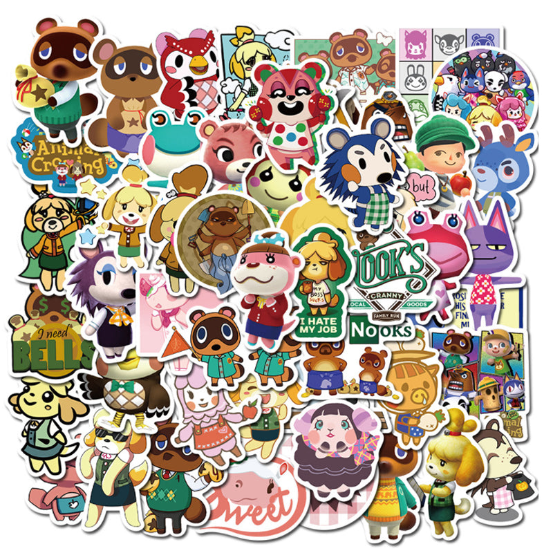 50pcs Animal Crossing Stickers