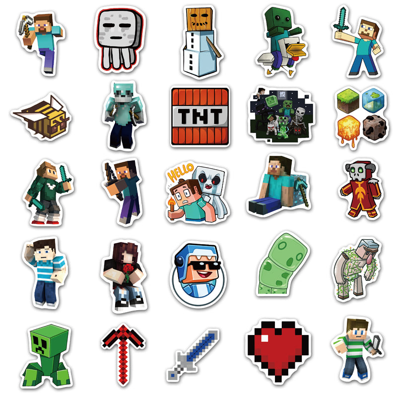 50pcs Minecraft 1 Stickers