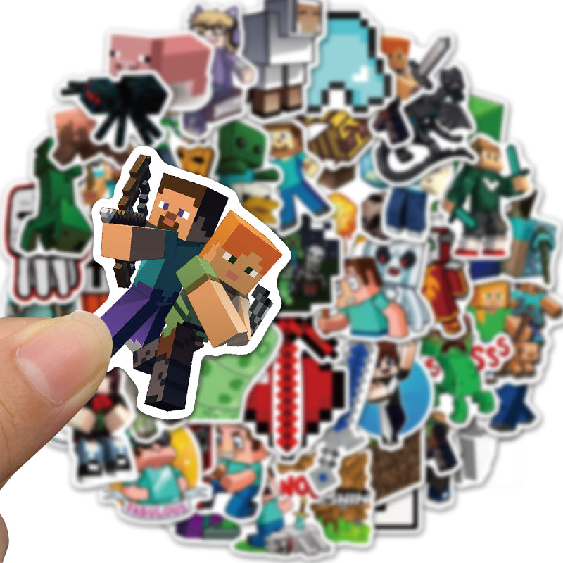 50pcs Minecraft 1 Stickers – AU Sticker World