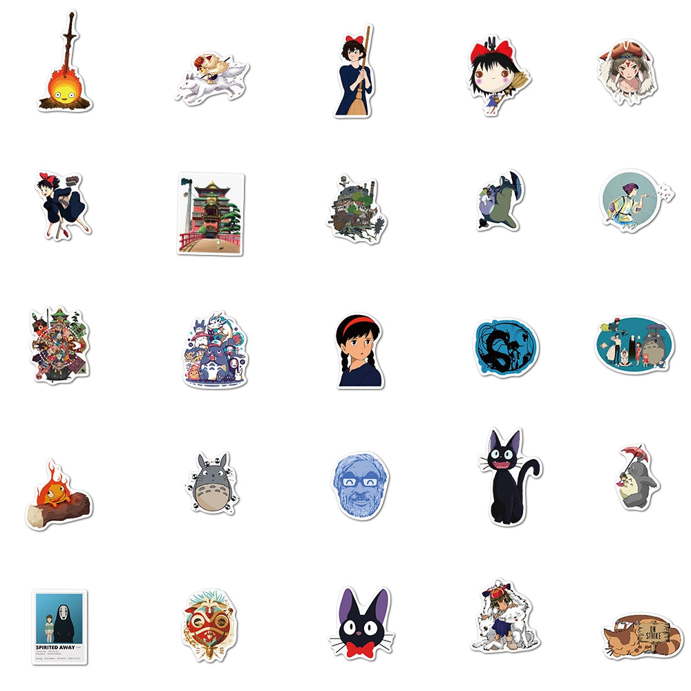 50pcs Miyazaki 2 Stickers