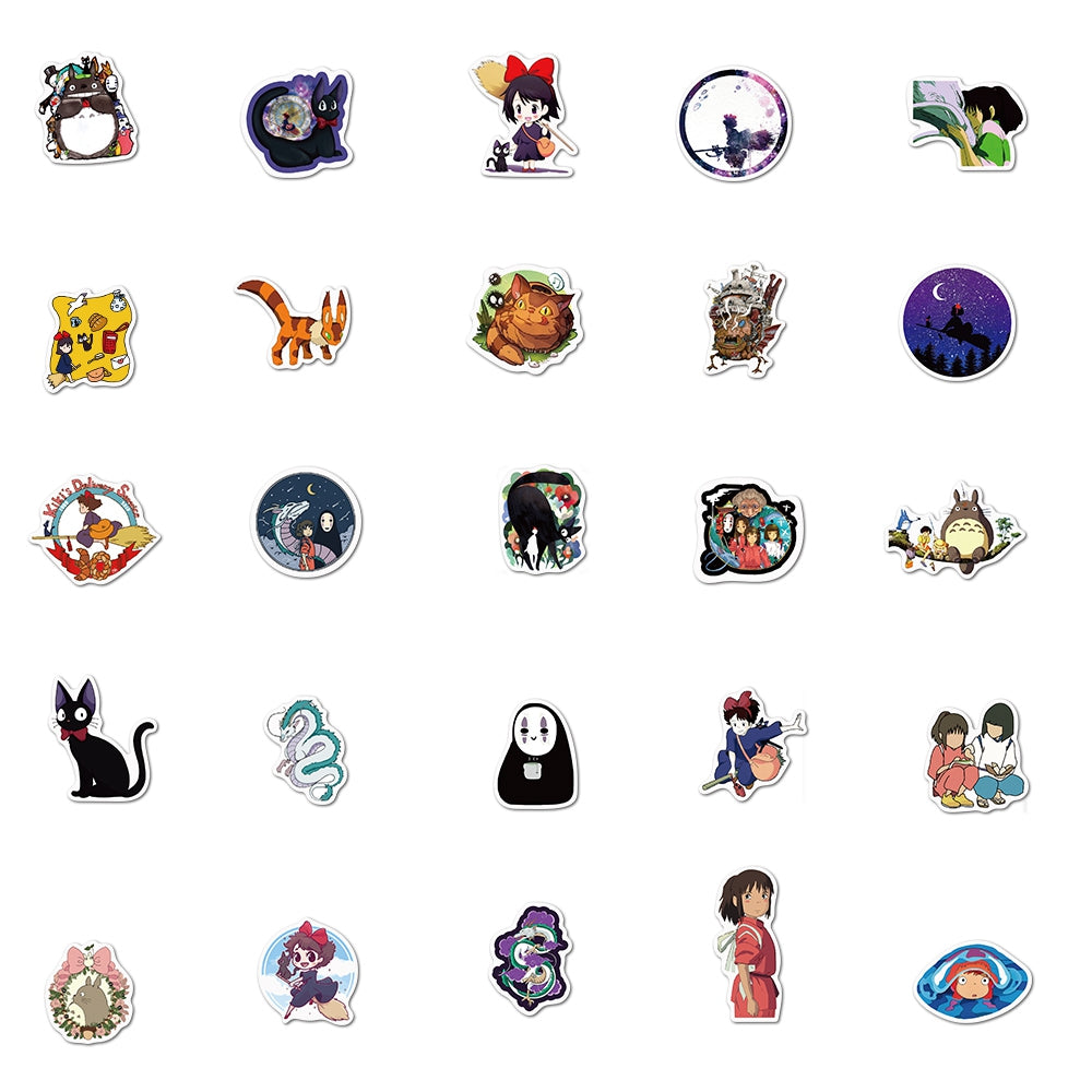 50pcs Miyazaki 2 Stickers