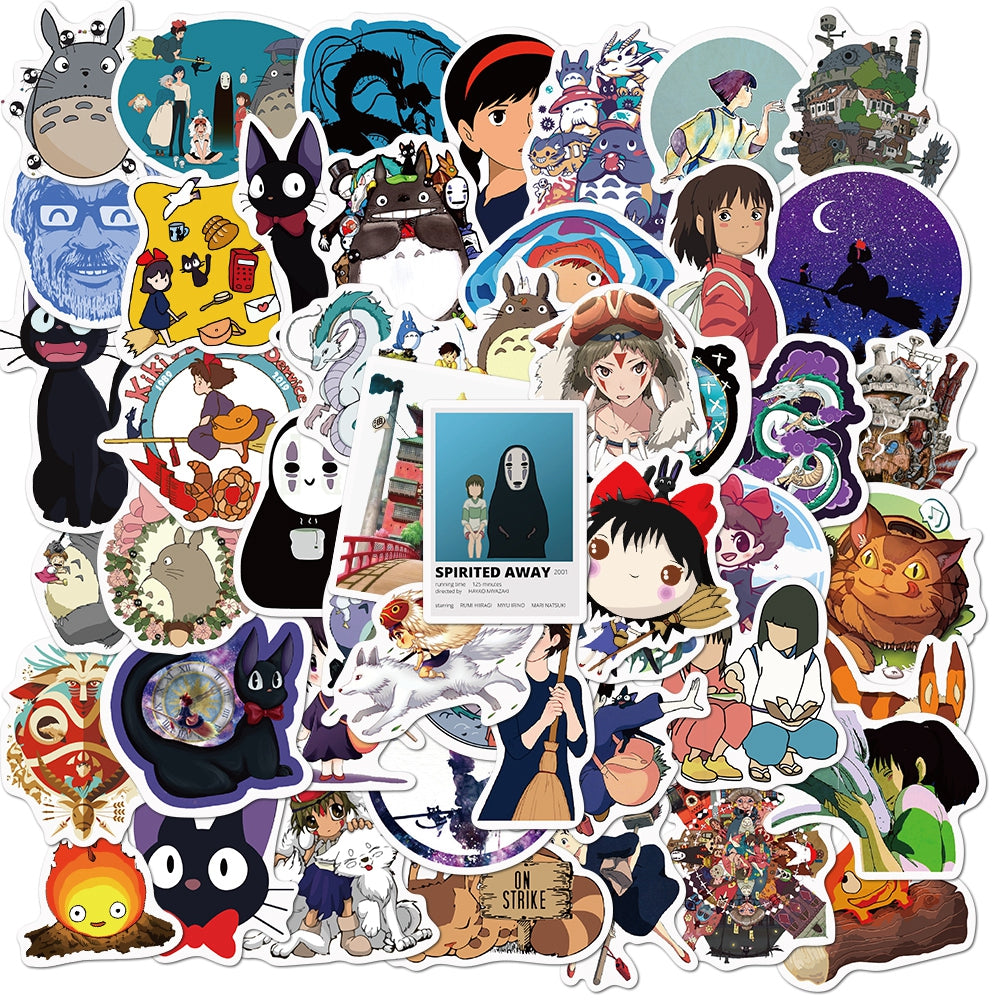 50pcs Miyazaki 2 Stickers