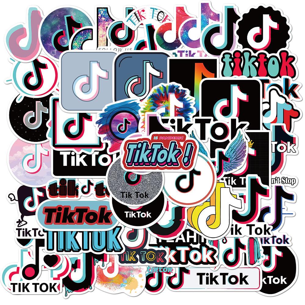 50pcs Tik Tok Stickers – AU Sticker World