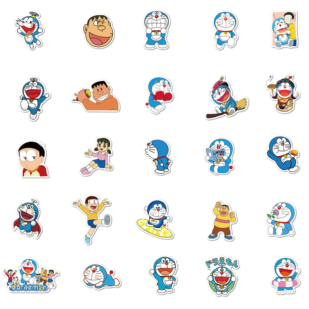 50pcs Doraemon Stickers