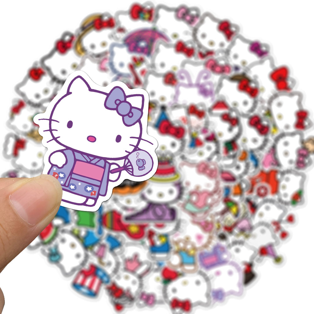 50pcs Hello Kitty 2 Stickers