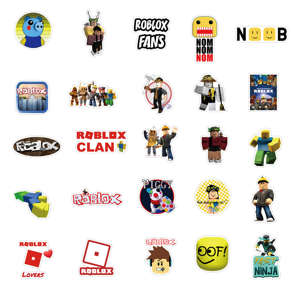 Roblok Sticker 50pcs Roblox 1 Stickers – AU Sticker World