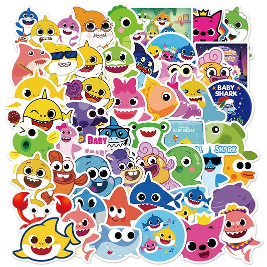 50pcs Song Shark Stickers