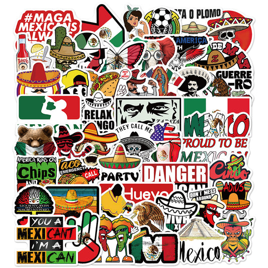 50pcs Mexican Style 2 Stickers