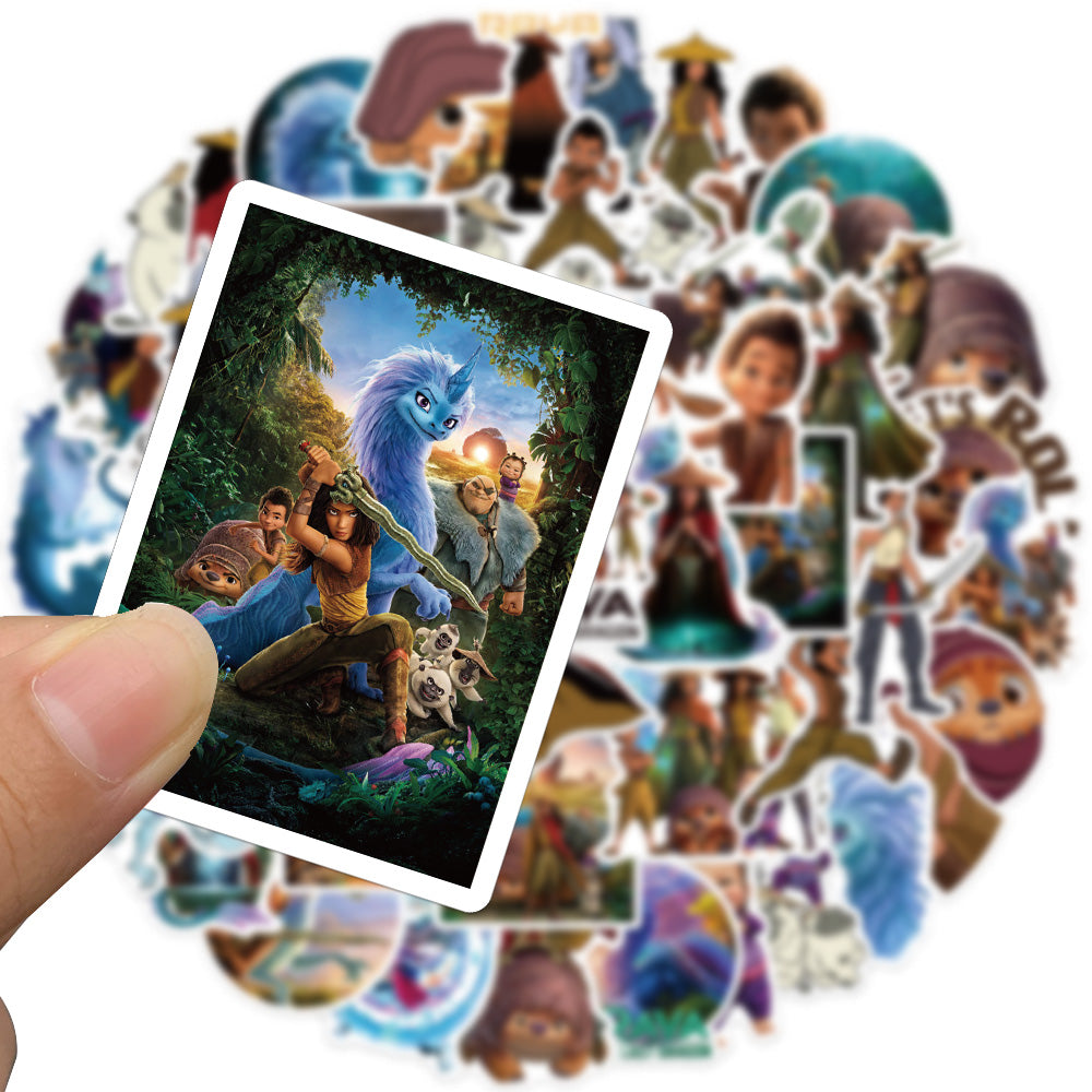50pcs Raya and the Last Dragon Stickers