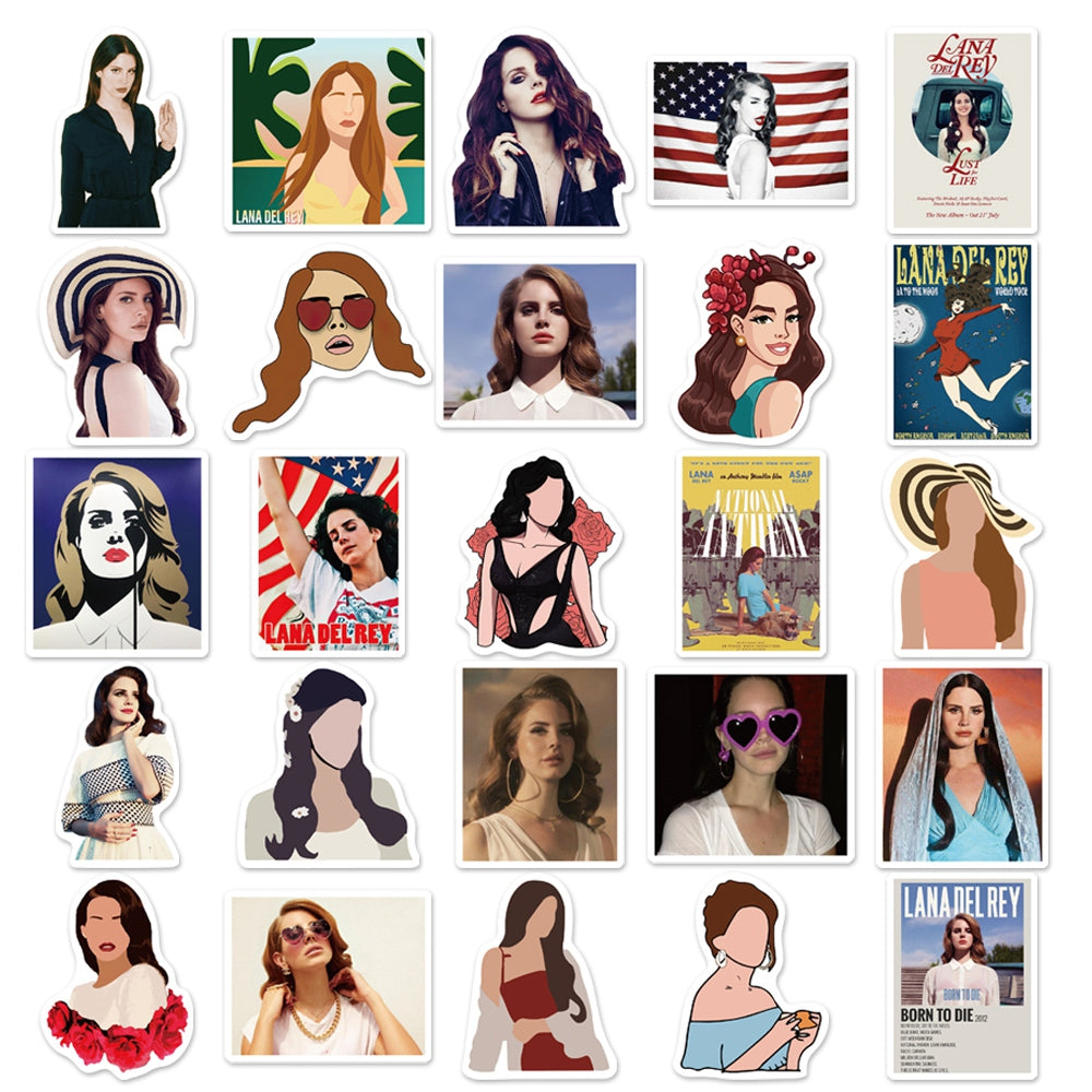 50pcs Lana Del Rey Stickers