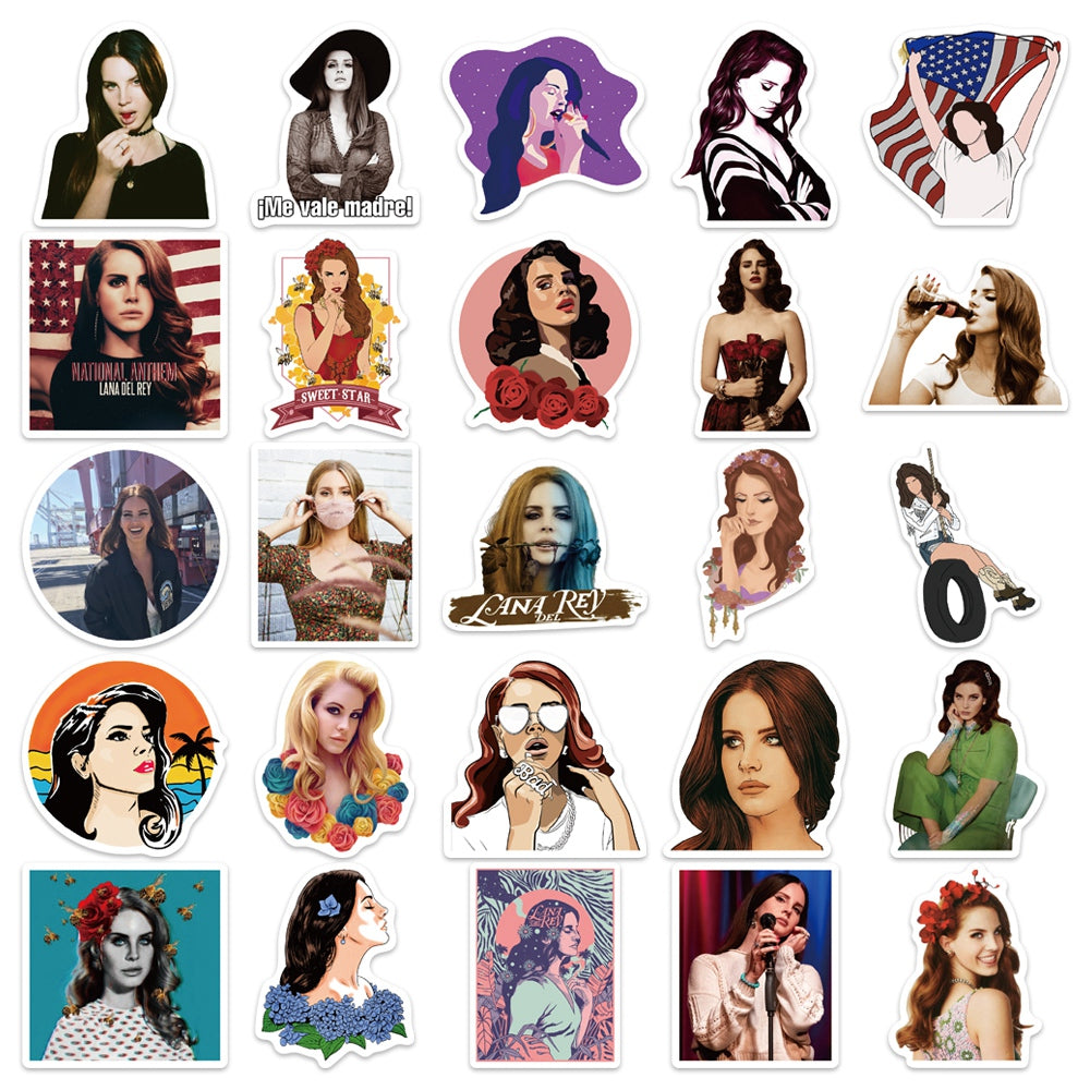 50pcs Lana Del Rey Stickers