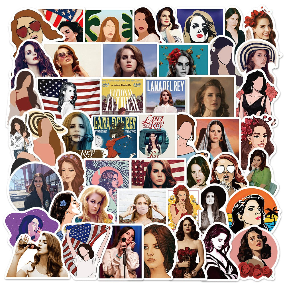 50pcs Lana Del Rey Stickers