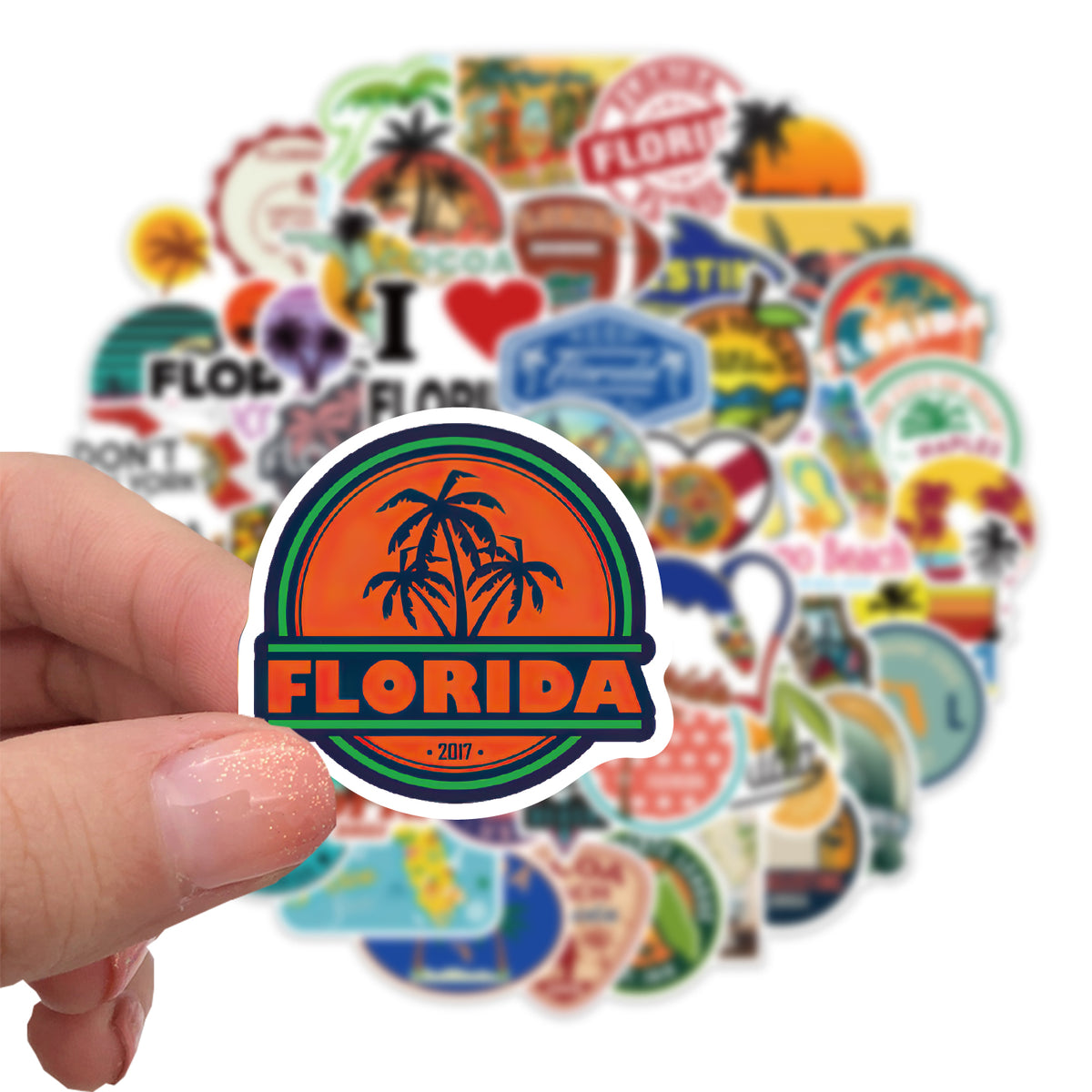 Florida Language Sticker 50pcs Florida Stickers – AU Sticker World
