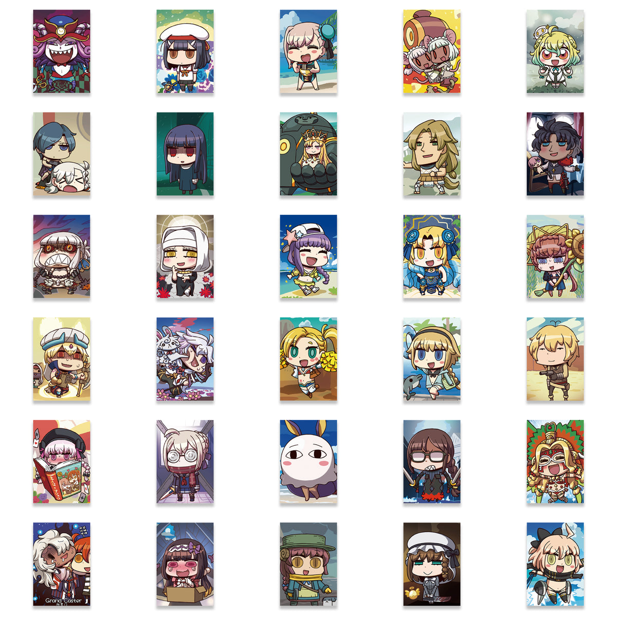 Fate Go Sticker 50pcs Fate Chibi Stickers – AU Sticker World