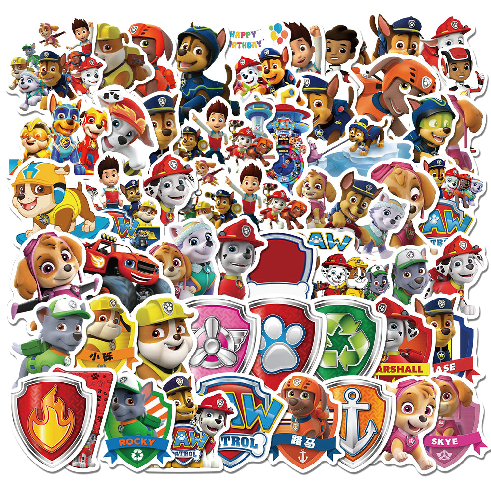 50pcs PAW Patrol Stickers – AU Sticker World