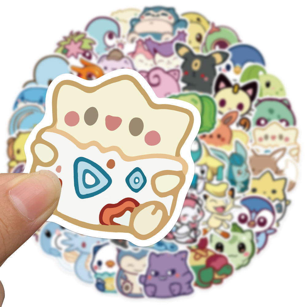 50pcs Pokemon 3 Stickers