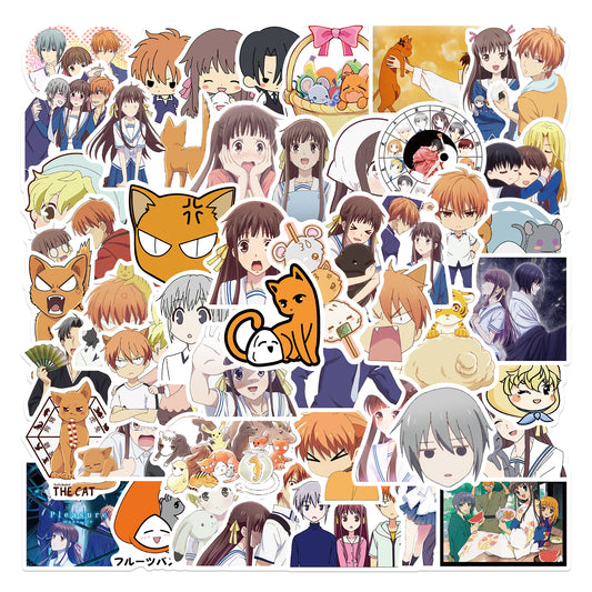 50pcs Fruits Basket 1 Stickers