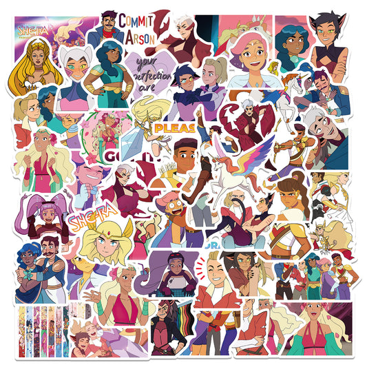 50pcs Endibas She Ra and Princesses Stickers
