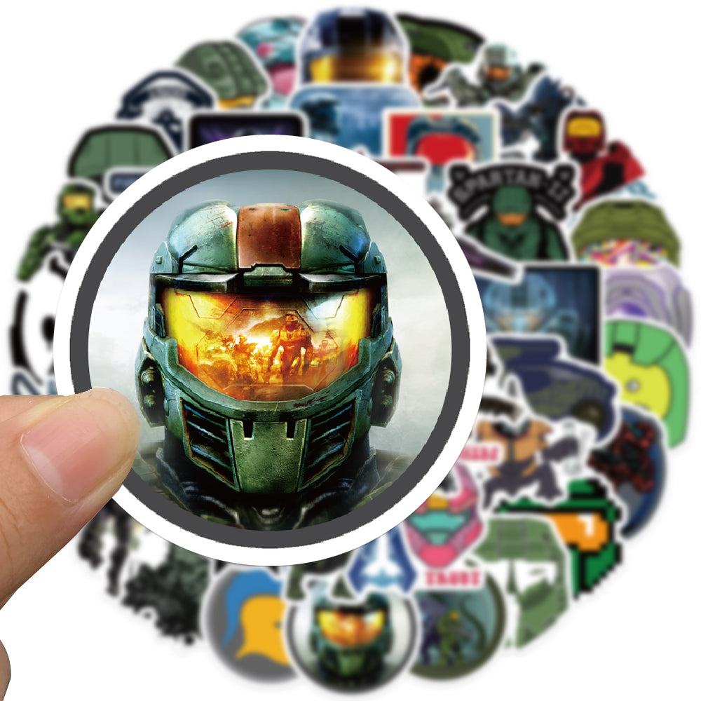 50pcs Halo Stickers