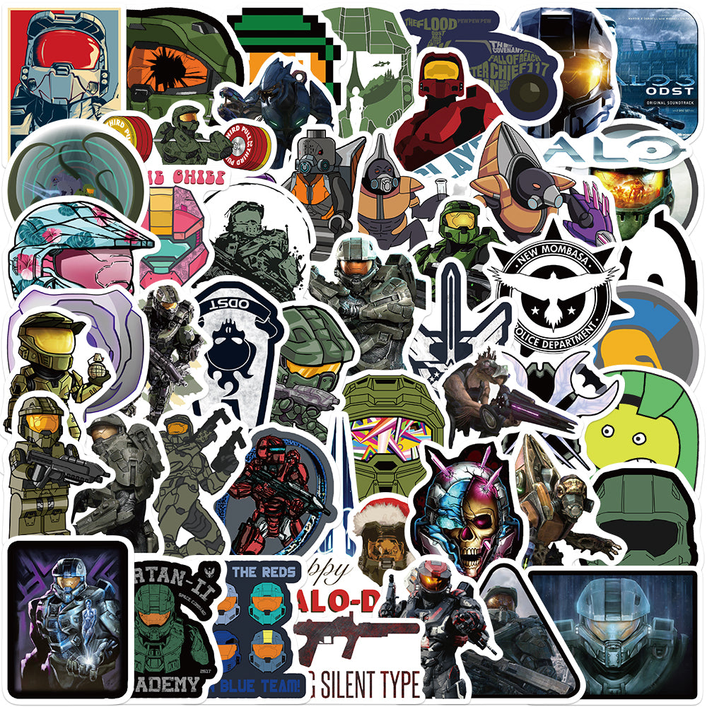 50pcs Halo Stickers