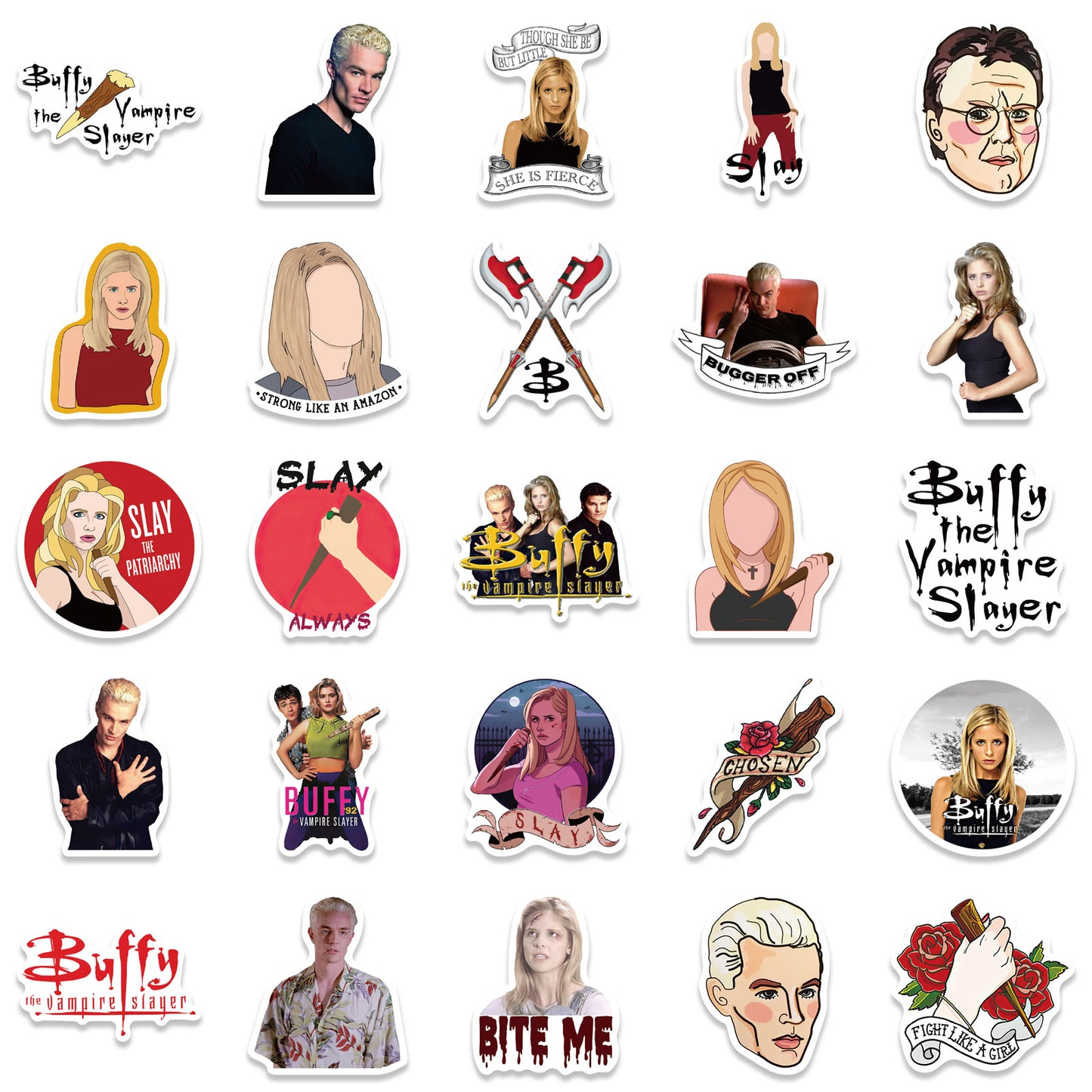 50pcs Buffy The Vampire Slayer Stickers