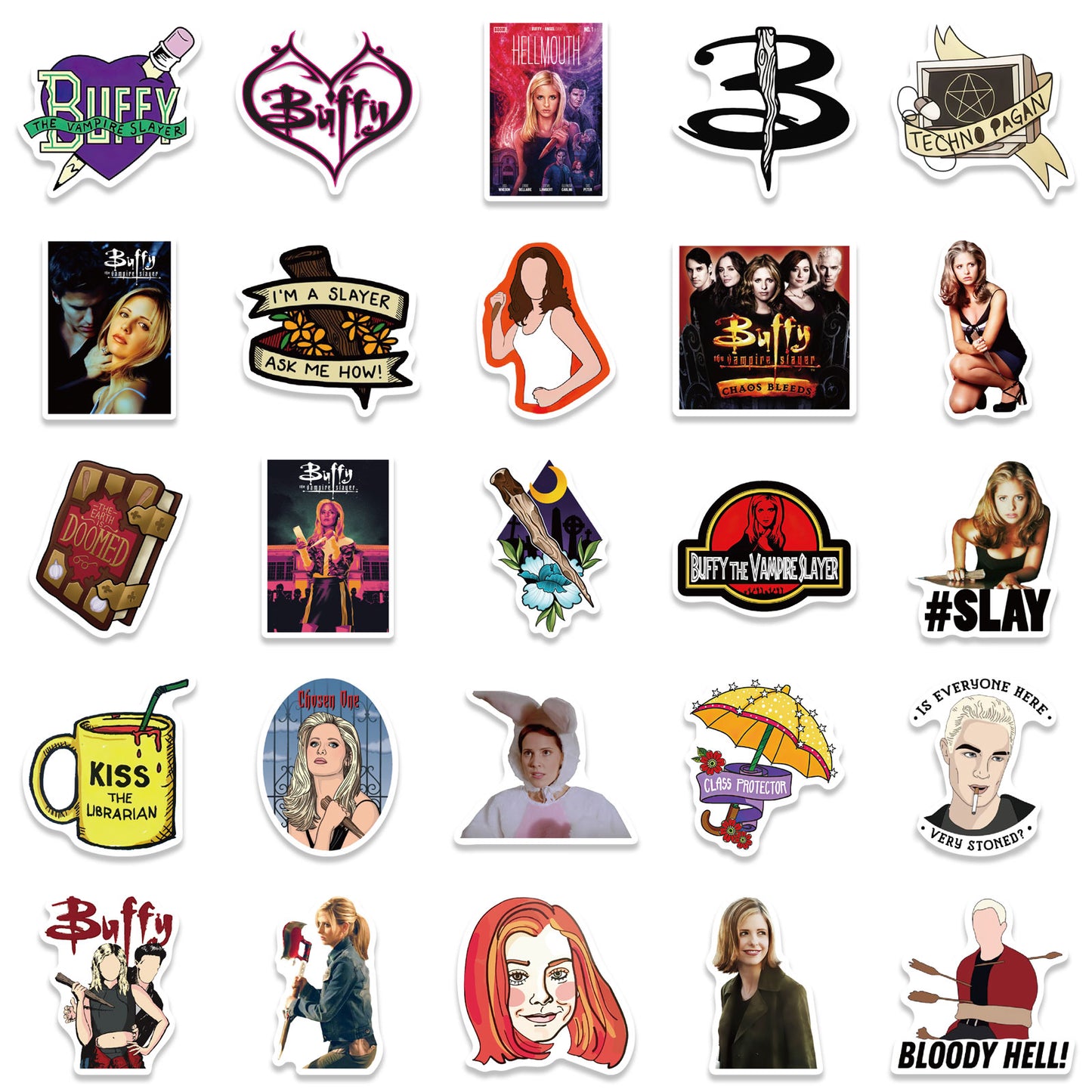 50pcs Buffy The Vampire Slayer Stickers