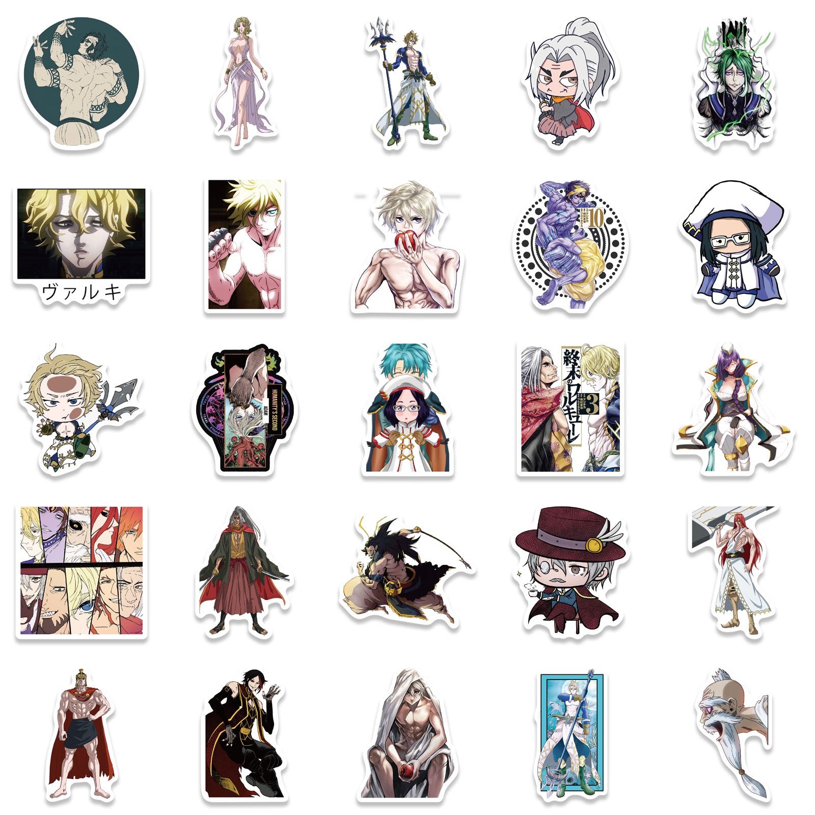 50pcs Record of Ragnarok Stickers – AU Sticker World