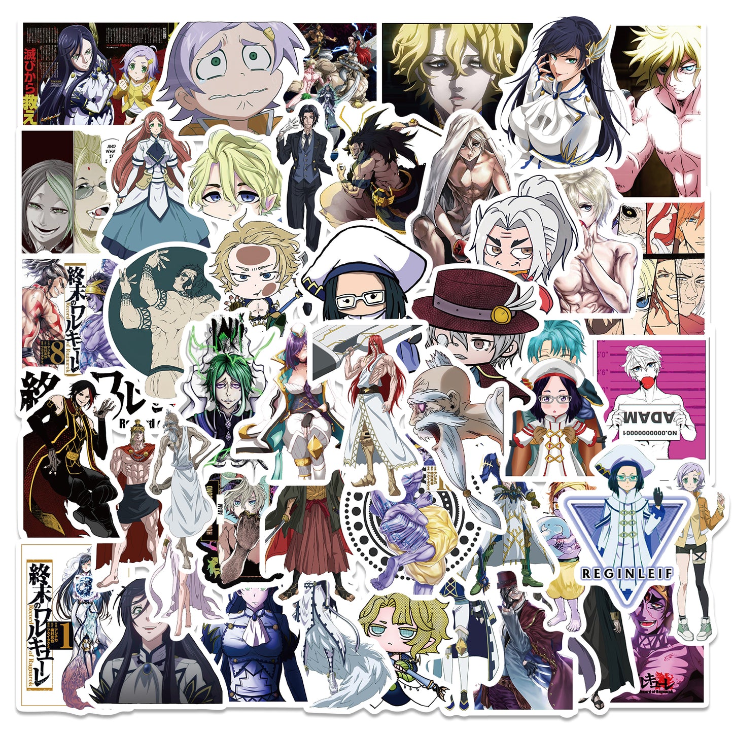 50pcs Record of Ragnarok Stickers