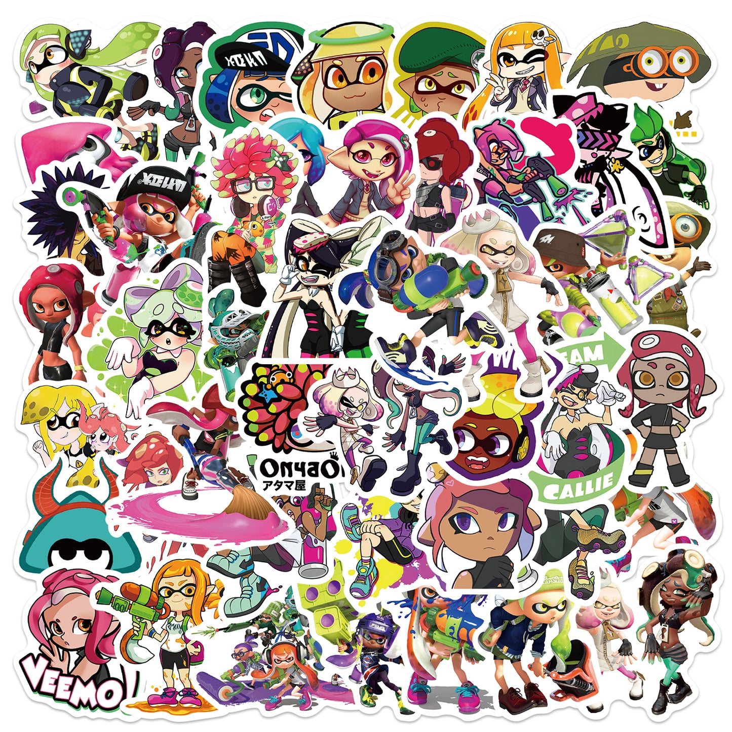 50pcs Splatoon Stickers