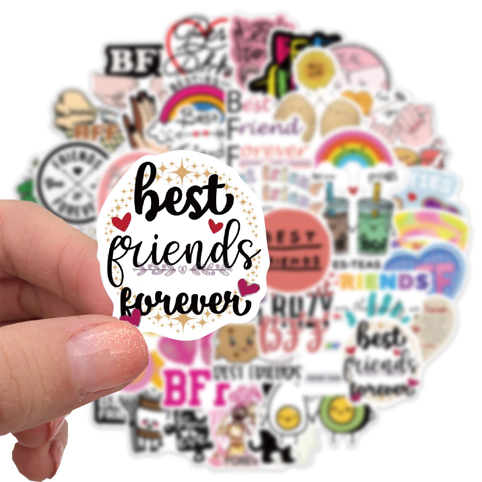 50pcs Friendship Stickers – AU Sticker World