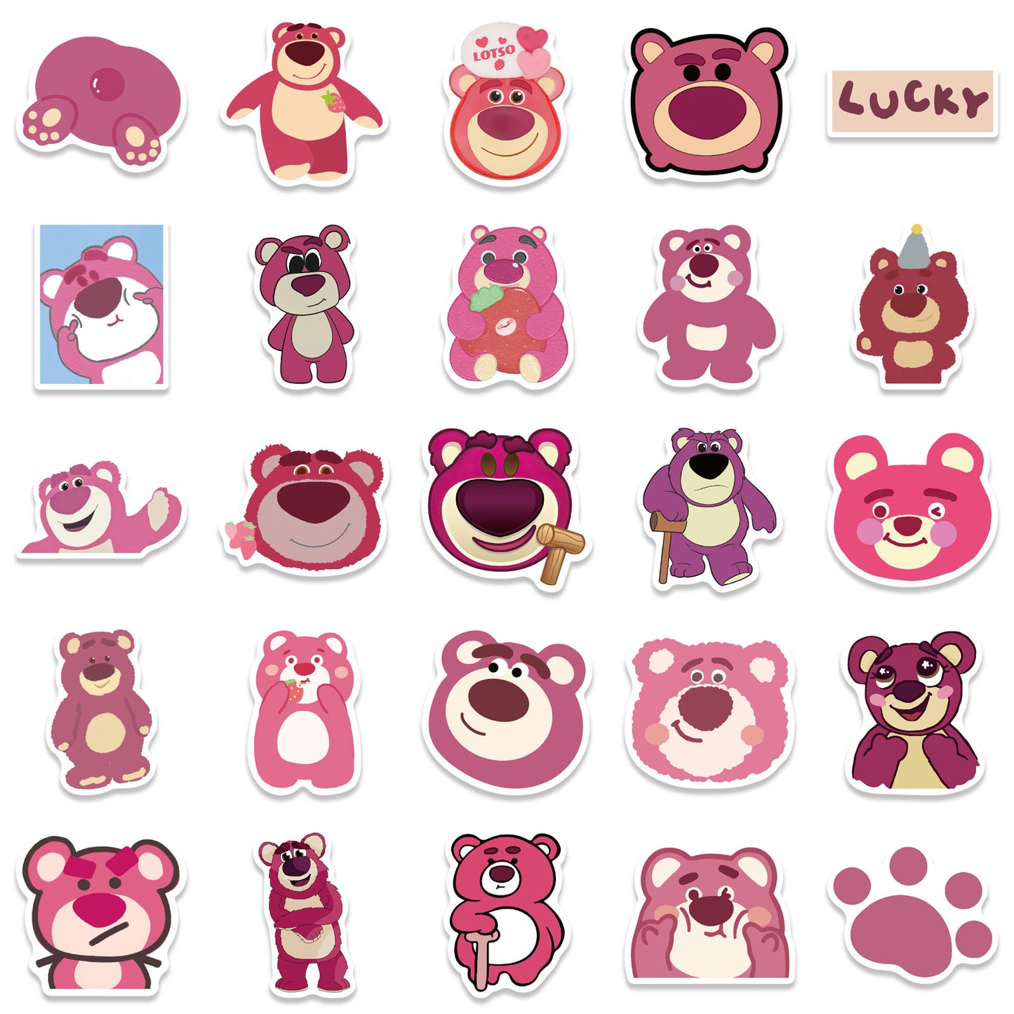 50pcs Lots-o'-Huggin' Bear Stickers