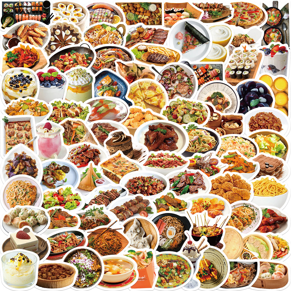 90pcs Food Collection 3 Stickers