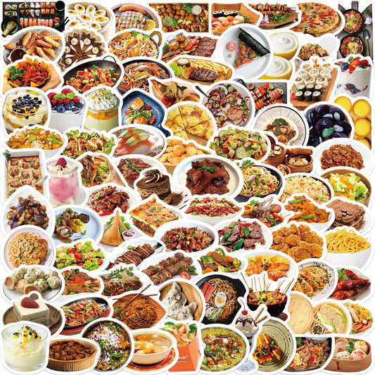 90pcs Food Collection 3 Stickers