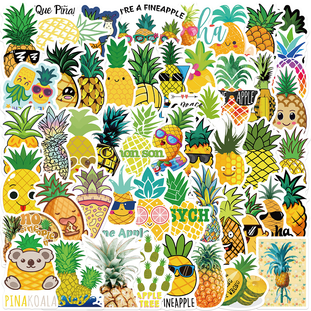 50pcs Pineapple 2 Stickers