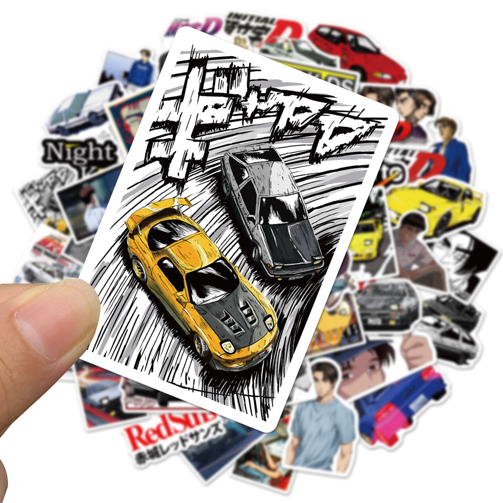 50pcs Initial D 2 Stickers