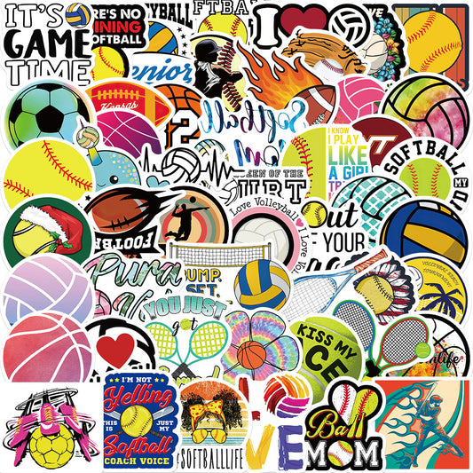 50pcs Ball Sports Colletion 2 Stickers
